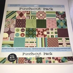 NWOT Scrapbooking Punch-Out Pack